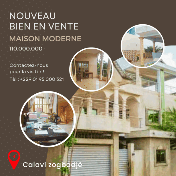 Immeuble R+2 VIP à Zogbadjè – Investissement Exceptionnel (99M FCFA)