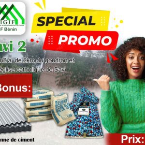 Parcelle à Savi 2 - 450m² | Terrain viabilisé | Prix promotionnel