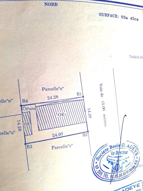 🔥 Cotonou (Akpakpa N'Vènamédé) - Terrain 345m² à 55M FCFA (au lieu de 75M) | Documents Légaux Complets – Image 4